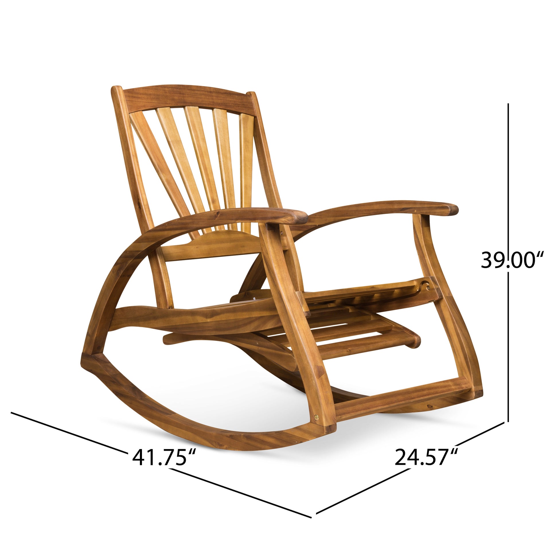 Sunview Reclining Rocking Chair Teak Wood