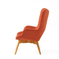 Contour Chair Orange Fabric