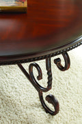 Crowley Cocktail Table Brown Brown Wood