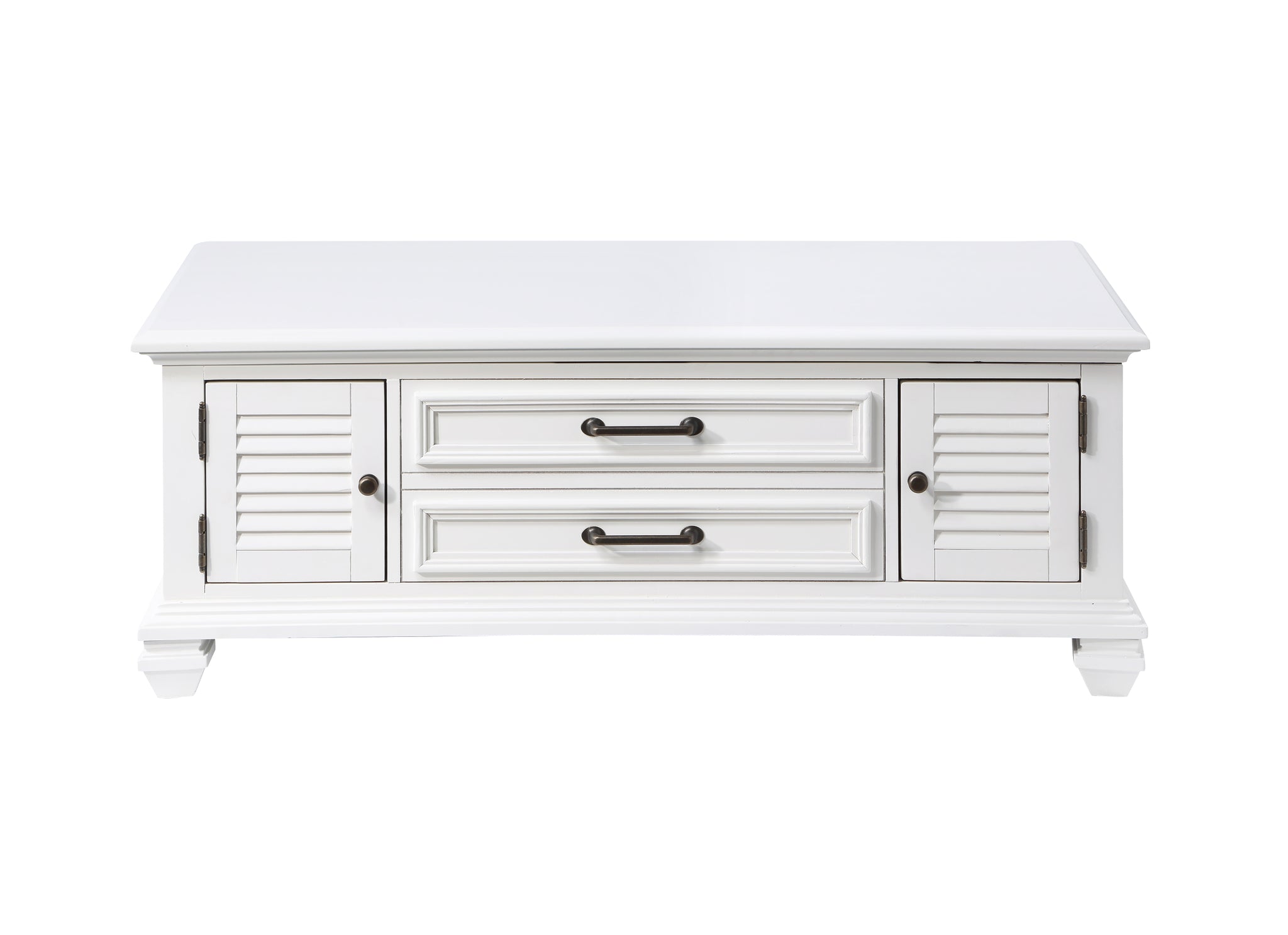 Charlestown Lift Top Coffee Table White White Wood