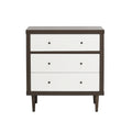 Nordic 3 Drawer Chest Walnut Mdf