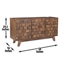 Darby Accent Server Dark Brown - Dark Brown Wood