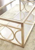 Olympia Coffee Table Gold Gold Iron