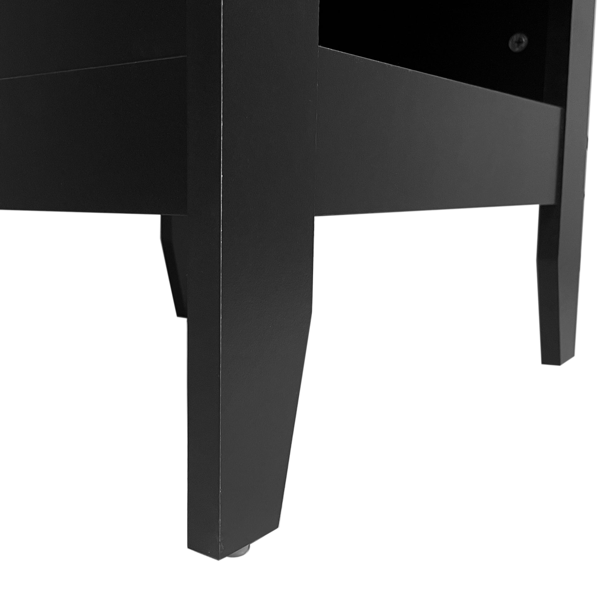 Side Table Black Mdf