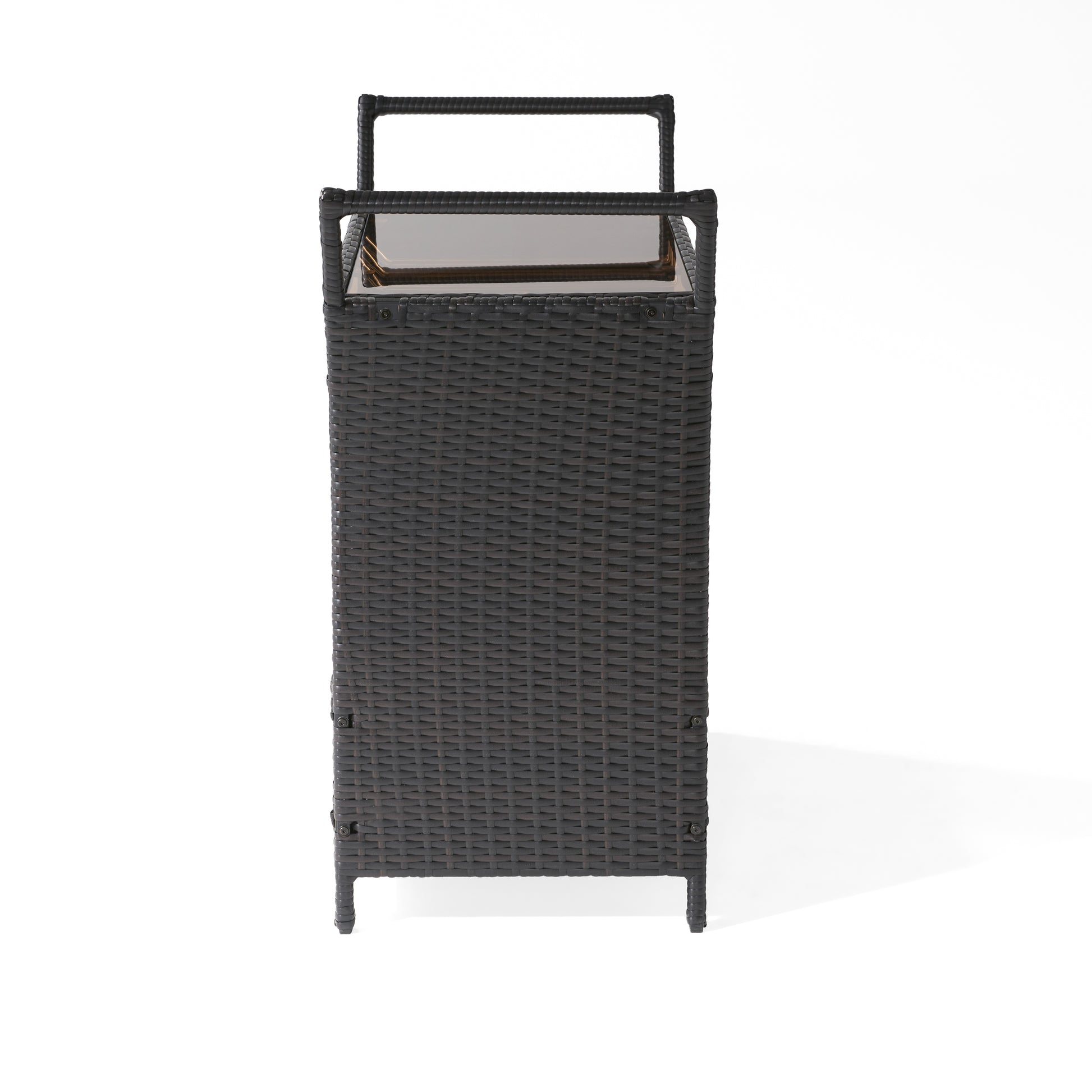 Bahama Pe Kd Bar Cart Brown Polyester