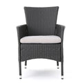 Malta Dining Chair Set Of 2 Grey Wicker