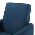 Navy Blue Fabric Push Back Chair For Elegant Home D Cor Navy Blue Fabric