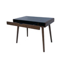 Tina Writing Desk Grey Brown Wood