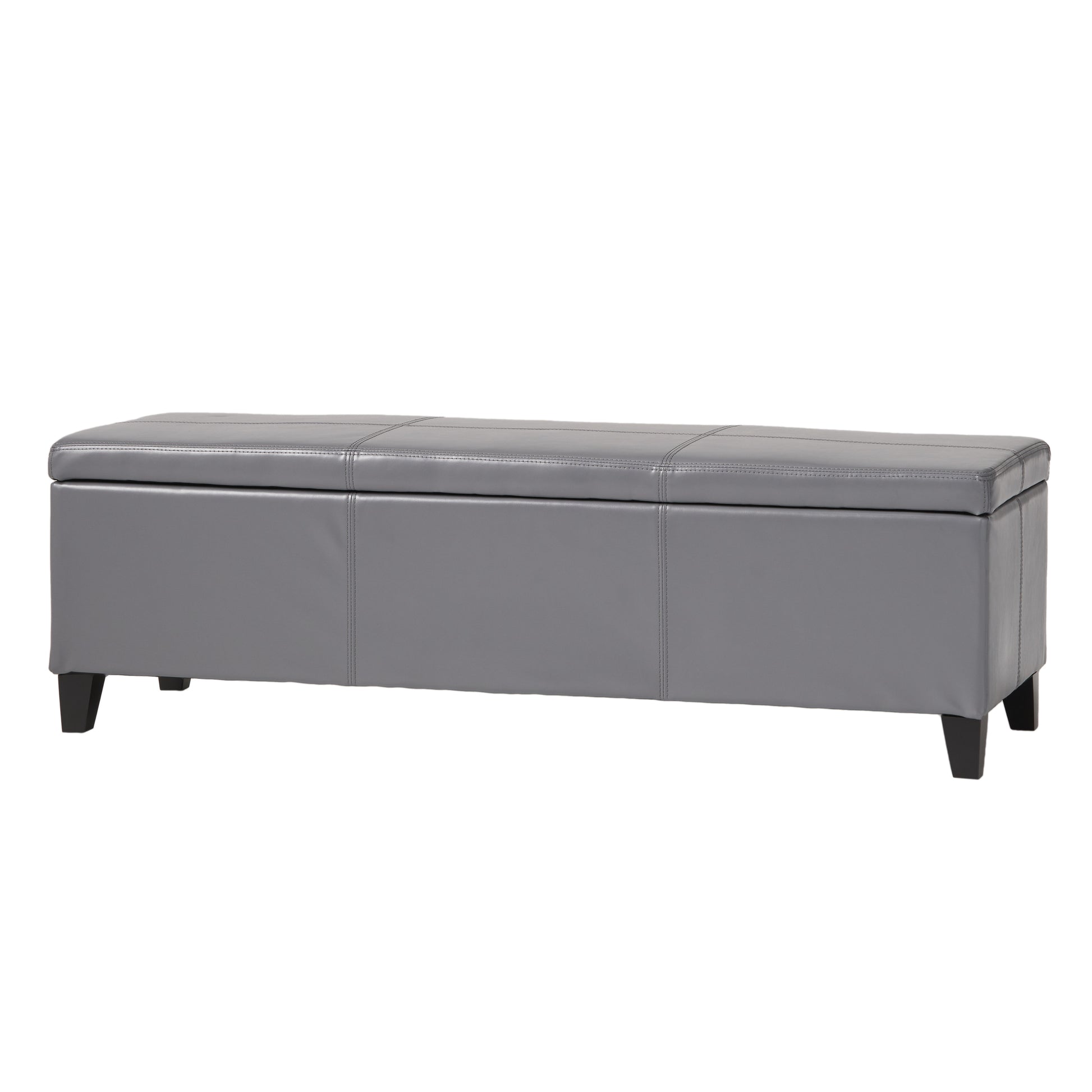 Glouster Storage Ottoman V2 Grey Pu