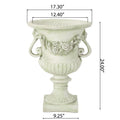 Mgo Garden Urn Planter White Magnesium Oxide