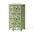 Eliana 14 Side Table - Green Iron