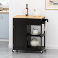 Kitchen Cart - Black Wood