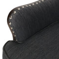 Accent Chair Charcoal Fabric