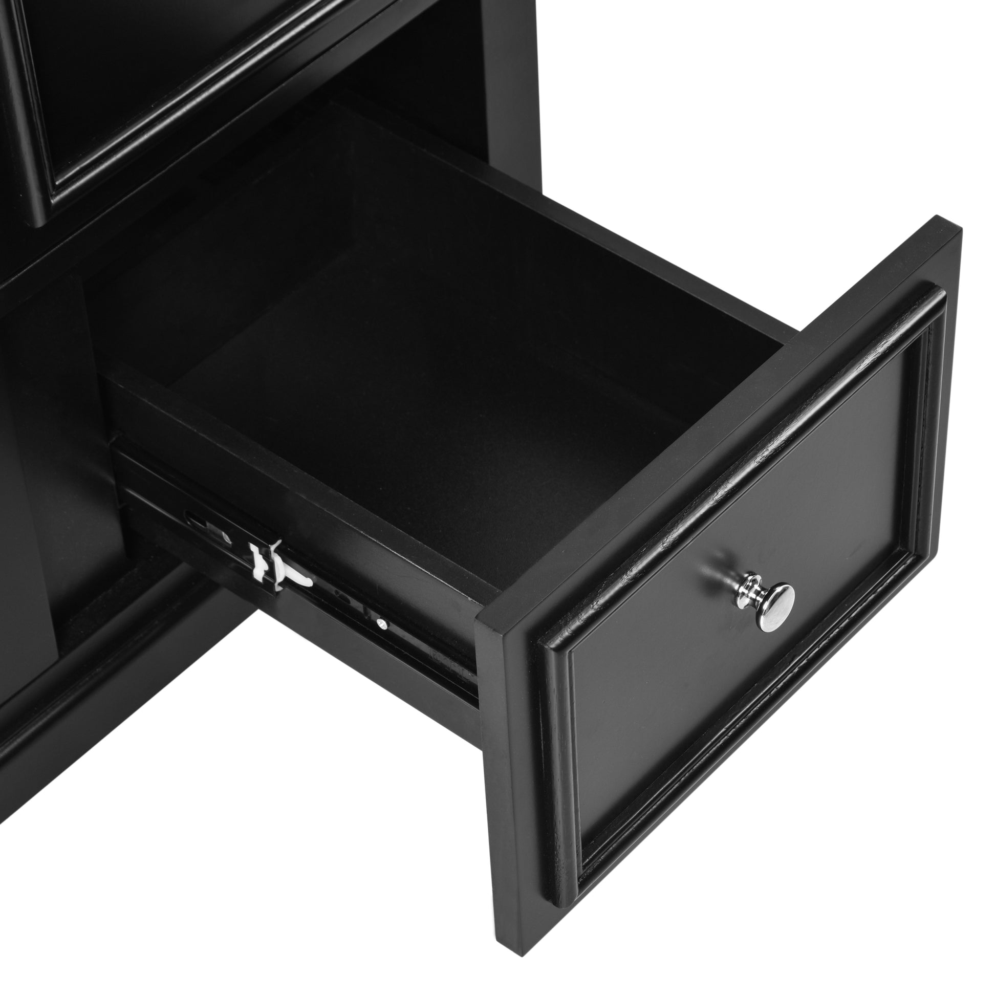 30 Inch Bathroom Vanity With Sink, Modern Elegant Bathroom Storage Cabinet With 3 Drawers And Adjustable Shelves, Freestanding Vanity Set With Mirror Cabinet, Single Sink Bathroom Vanity Black Bathroom Solid Wood Mdf Glass