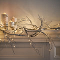 18Ft Paper Garland With Led Lights Natural Iron,Paper