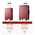 Luggage Sets 2 Piece, Hardshell Abs Lightweight And Expandable Only 28