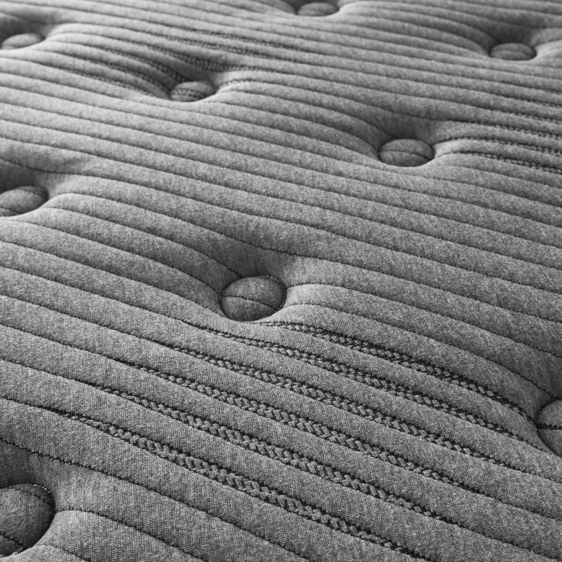 13" Quilted Eurotop Hybrid Twin Xl Mattress, Plush Gray Foam Spring Twin Xl