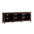 Modern Transitional 3 Shelf Open Storage 70