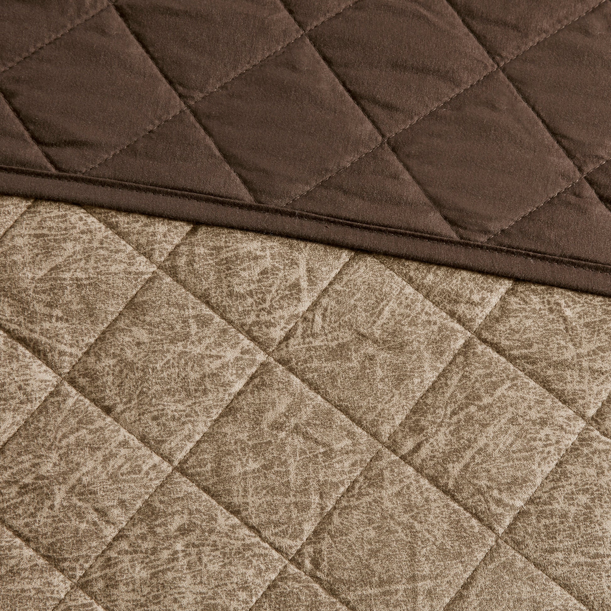 6 Piece Reversible Daybed Cover Set Brown Daybed Brown Microfiber