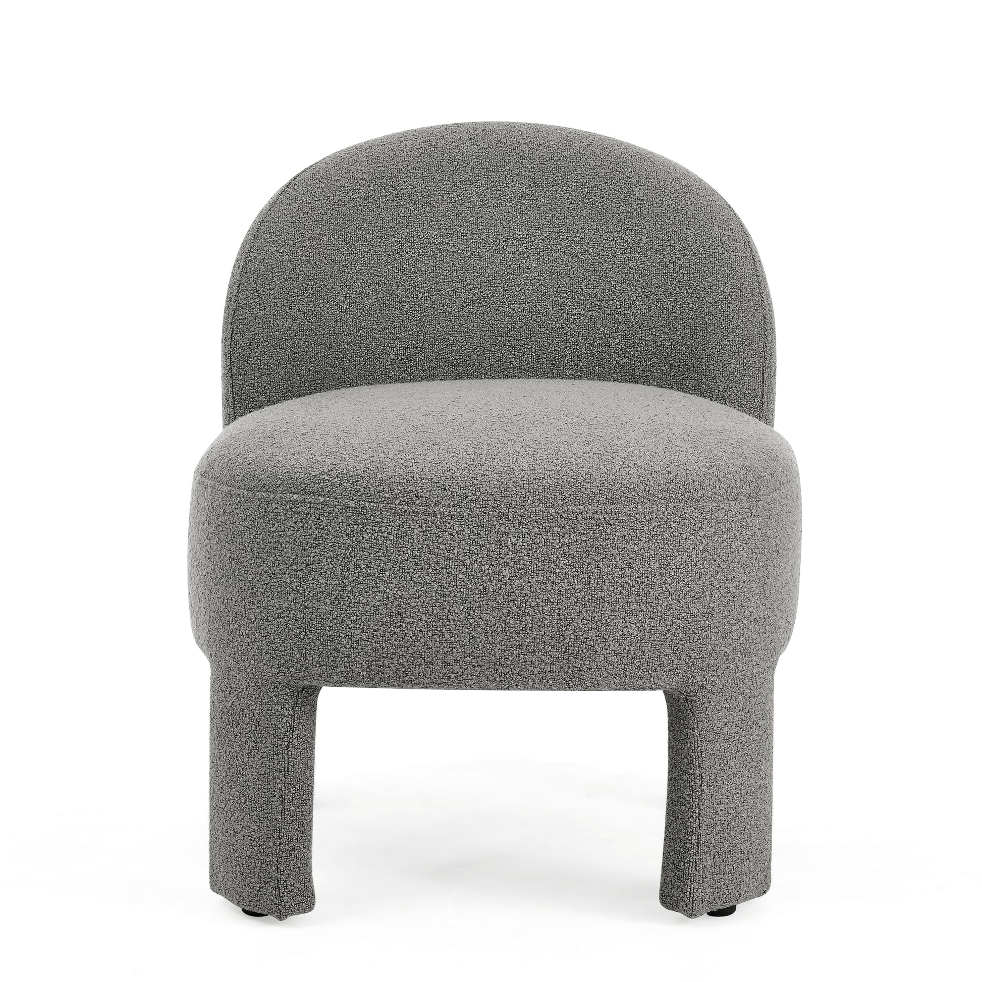 Hoop Gauze Lounge Chair With Sof Cushion And Backrest, Need To Be Assembled, Suitable For Living Room'Bedroomldining Roomgrey 24.5"28.75"28.75" Grey Foam