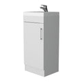 White 1 Door Vanity Sink White Bathroom Melamine