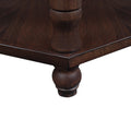 2 Tier Retro Hexagon Living Room Solid Wood Coffee Table With Shelf & Drawer, 36'' Mid Century Center Coffee Table For Living Room, Office. Light Espresso Light Espresso Pine