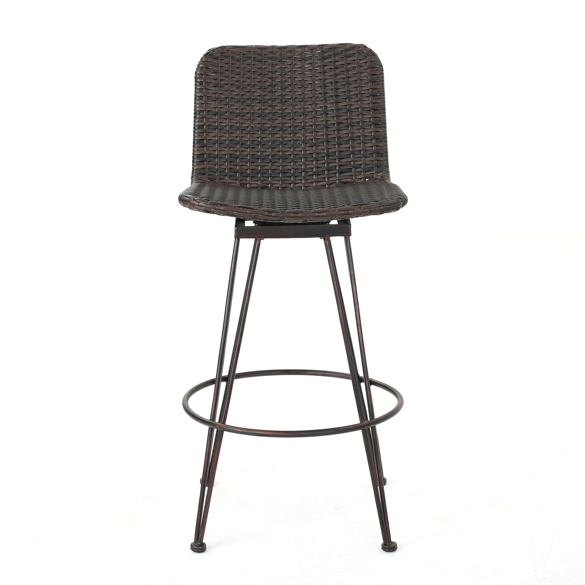 Rattan Bar Chair Brown Rattan