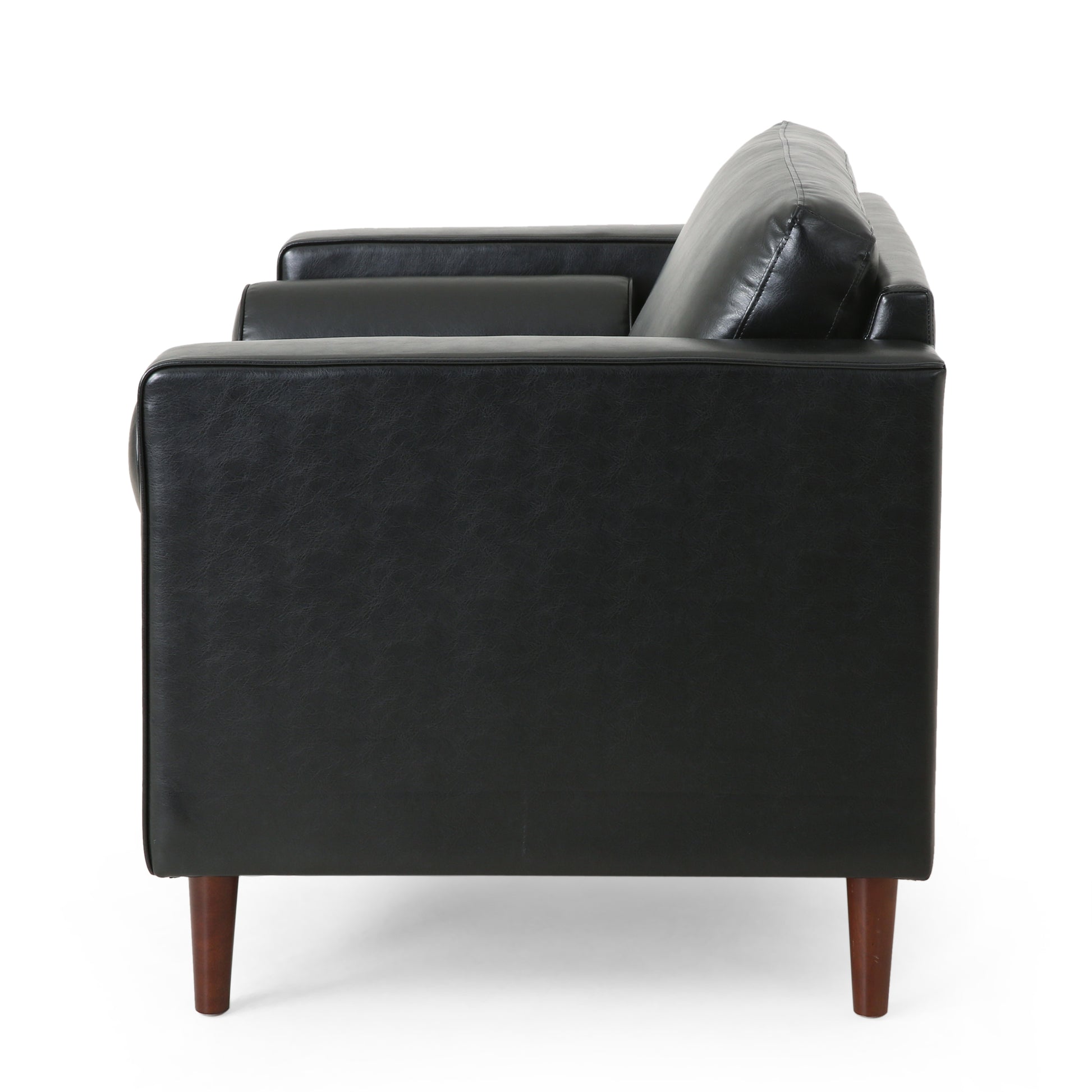 Club Chair Black Pu