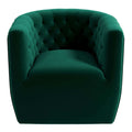 Delaney Swivel Chair Green Velvet
