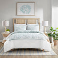 Duvet Cover Mini Set White Full Queen Queen Multicolor Cotton