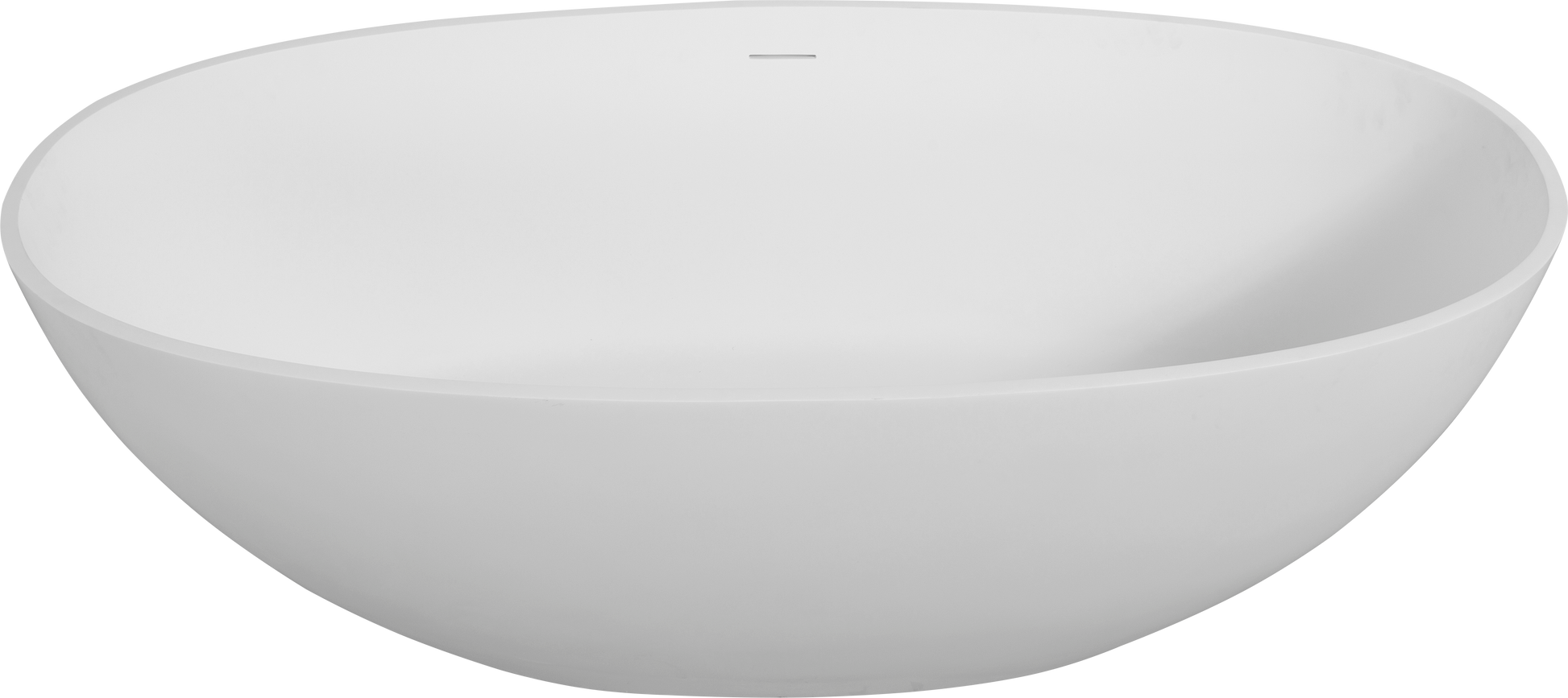 Luxury Handcrafted Stone Resin Freestanding Soaking Bathtub With Overflow In Matte White, Cupc Certified 24S06 65Mw Matte White Bathroom Freestanding Tubs Soaking Center Solid Surface