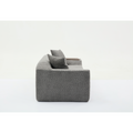 Arrived 2 Piece Boucle Cloud Sofa Set, Upholstered Sofa Set, Modern 3 Seater And 2 Seater Sofa With Mdf End Table For Living Room ,Apartment,3 2 Couch,Boucle,Dark Gray Gray Polyester Primary Living Space Soft Tight Back Modern Square Arms Foam