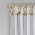 Twist Tab Total Blackout Window Curtain Panel Only 1 Pc Panel Champagne Polyester