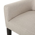 Arm Chair Beige Fabric