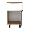 Luxor Z Nightstand, One Cabinet, Superior Top, One Drawer Multicolor Mdf Engineered Wood