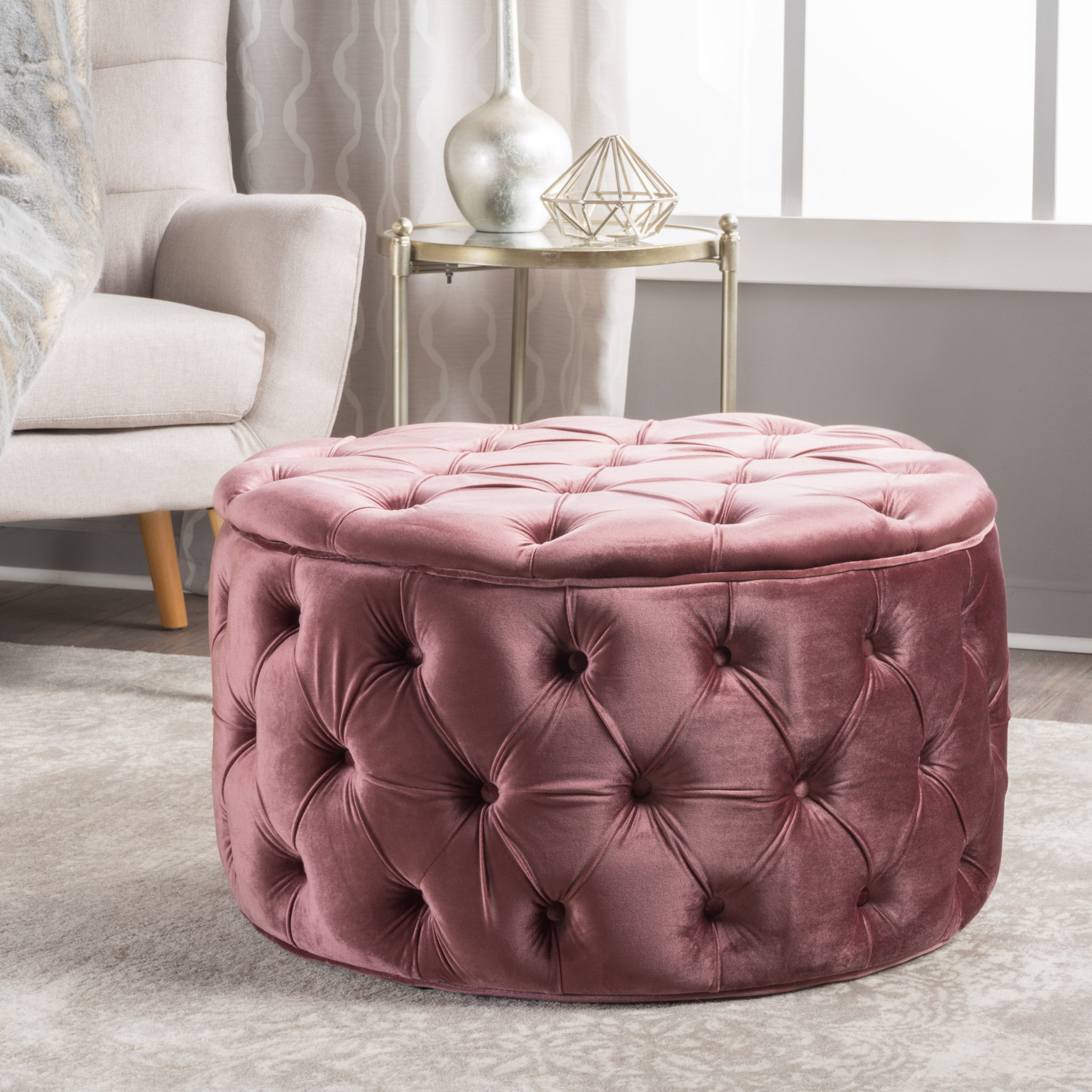 Ottoman Blush Velvet