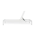 Cape Coral Kd Chaise Lounge Gry Mp2 Set Of 2 White Wood