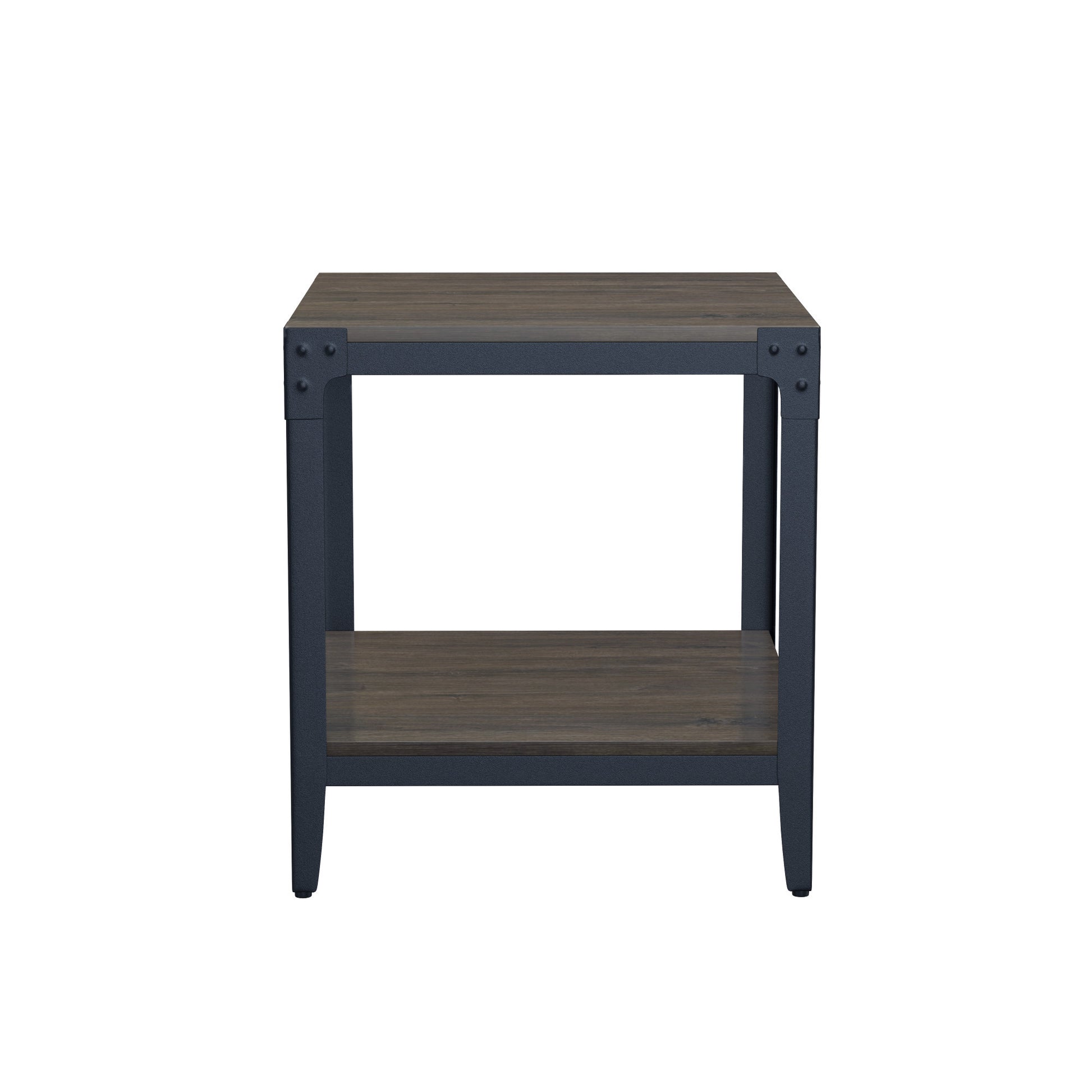 Drake Brown End Table Brown Solid Wood