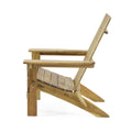 Zuma Foldable Adirondack Chair Natural Wood