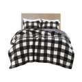 King Print Sherpa Down Alternative Comforter Set King Multicolor Polyester