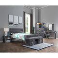 Gunmetal Twin Platform Bed Box Spring Not Required Twin Gunmetal Iron Bedroom Contemporary Slat Beds Metal