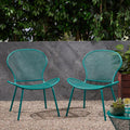 Nevada Chair Mp2 Set Of 2 Teal Iron