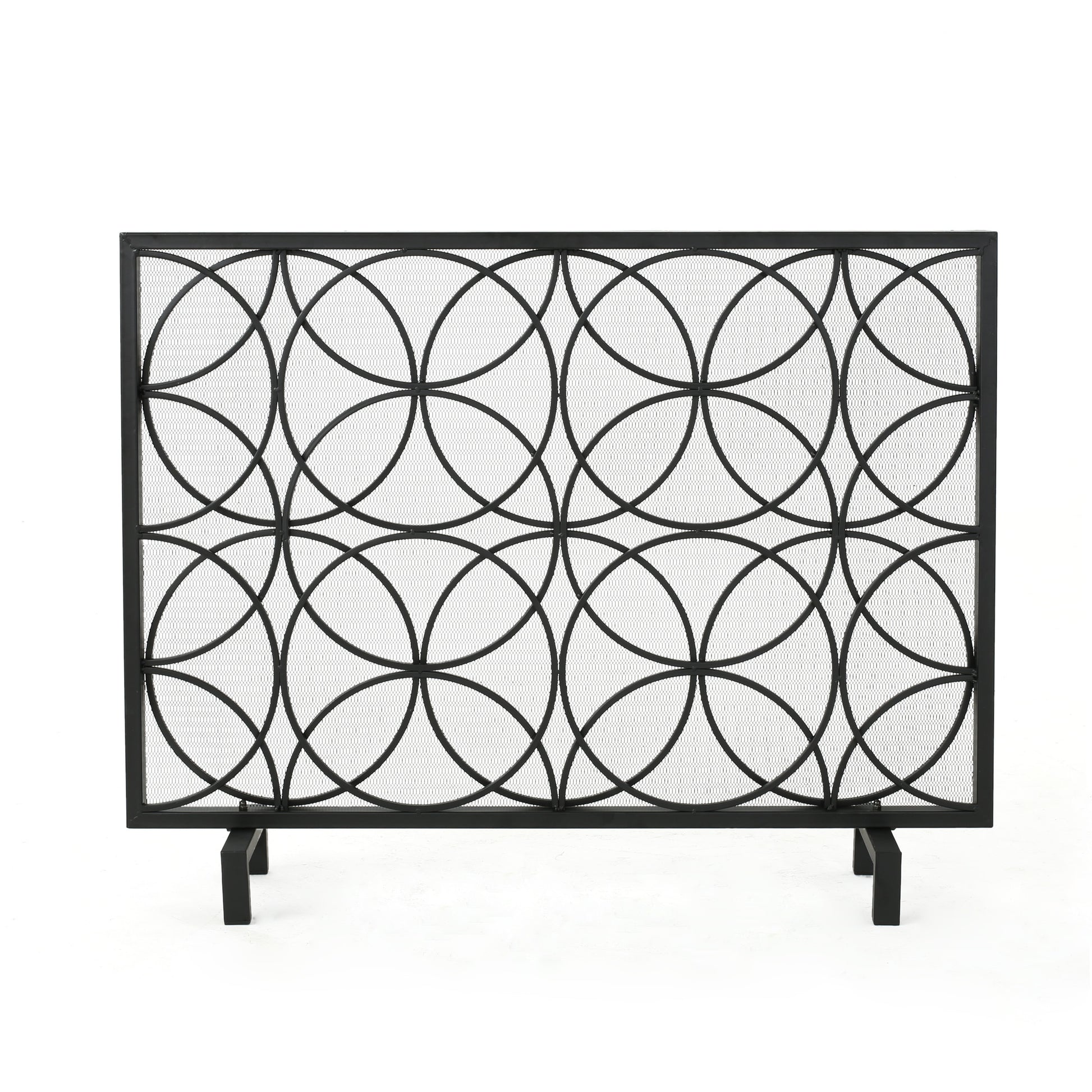 Fire Screens Black Iron