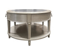 Sintered Stone And Champagne 1 Shelf Coffee Table Champagne Primary Living Space Shelves Rectangular Wood