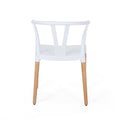 PLASTIC DINING CHAIR white-polypropylene