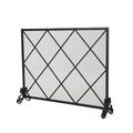 Fire Screens Black Iron