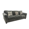 Romeo Grey Sofa Grey Wood Polyester Blend 3 Seat