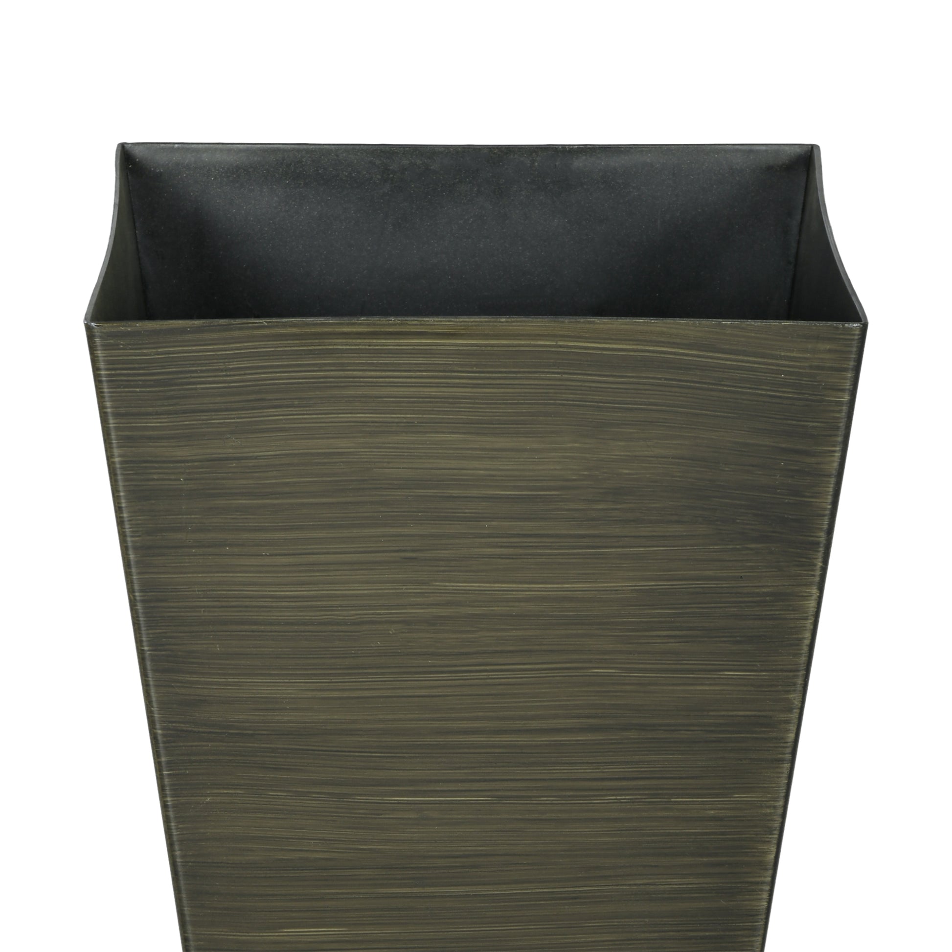extra tall plastic plant pots Outsunny 28" Tall Outdoor Planters, Set Of 3 Large Taper Planters With