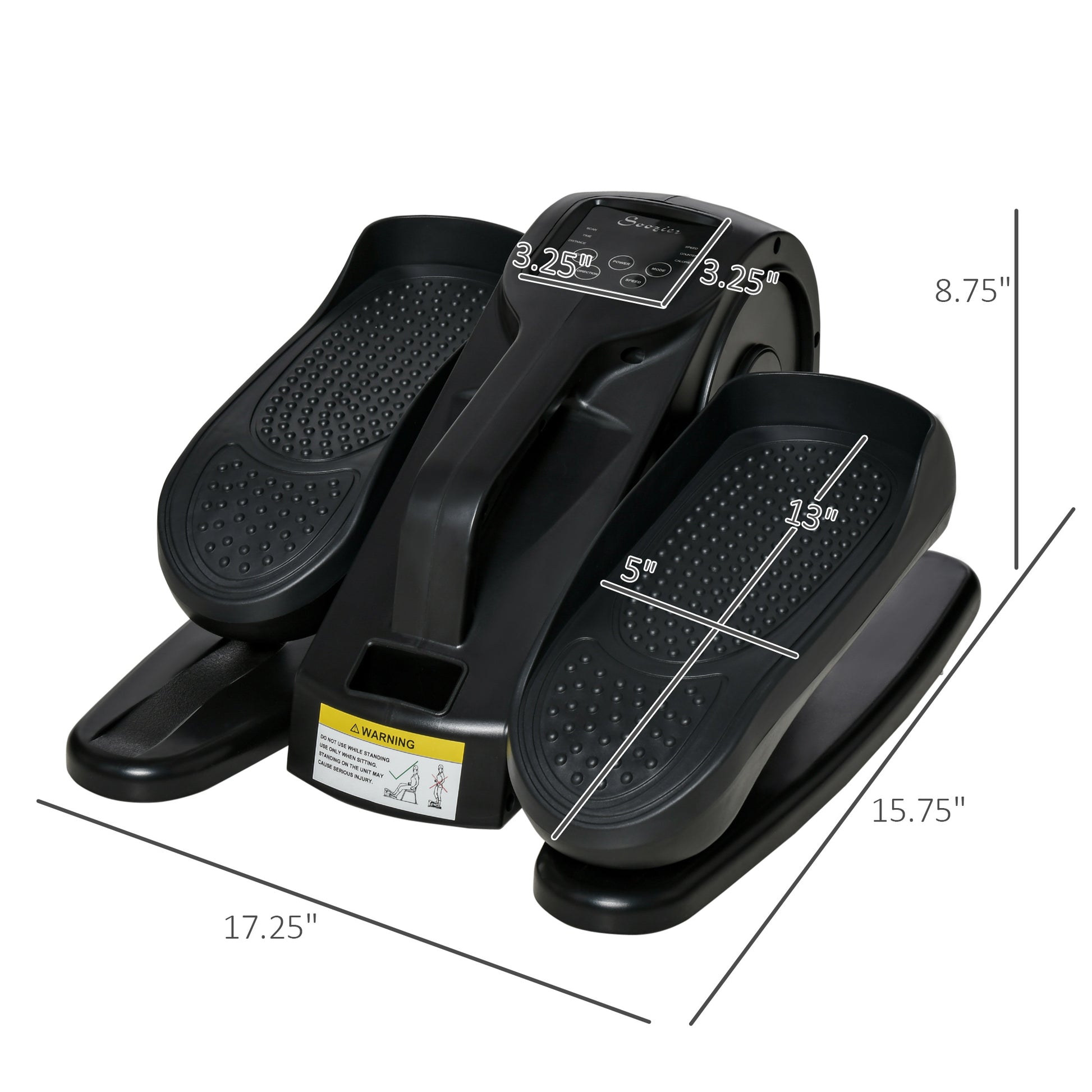 Bike Seated Elliptical Under Desk Soozier Powered Foot Pedal