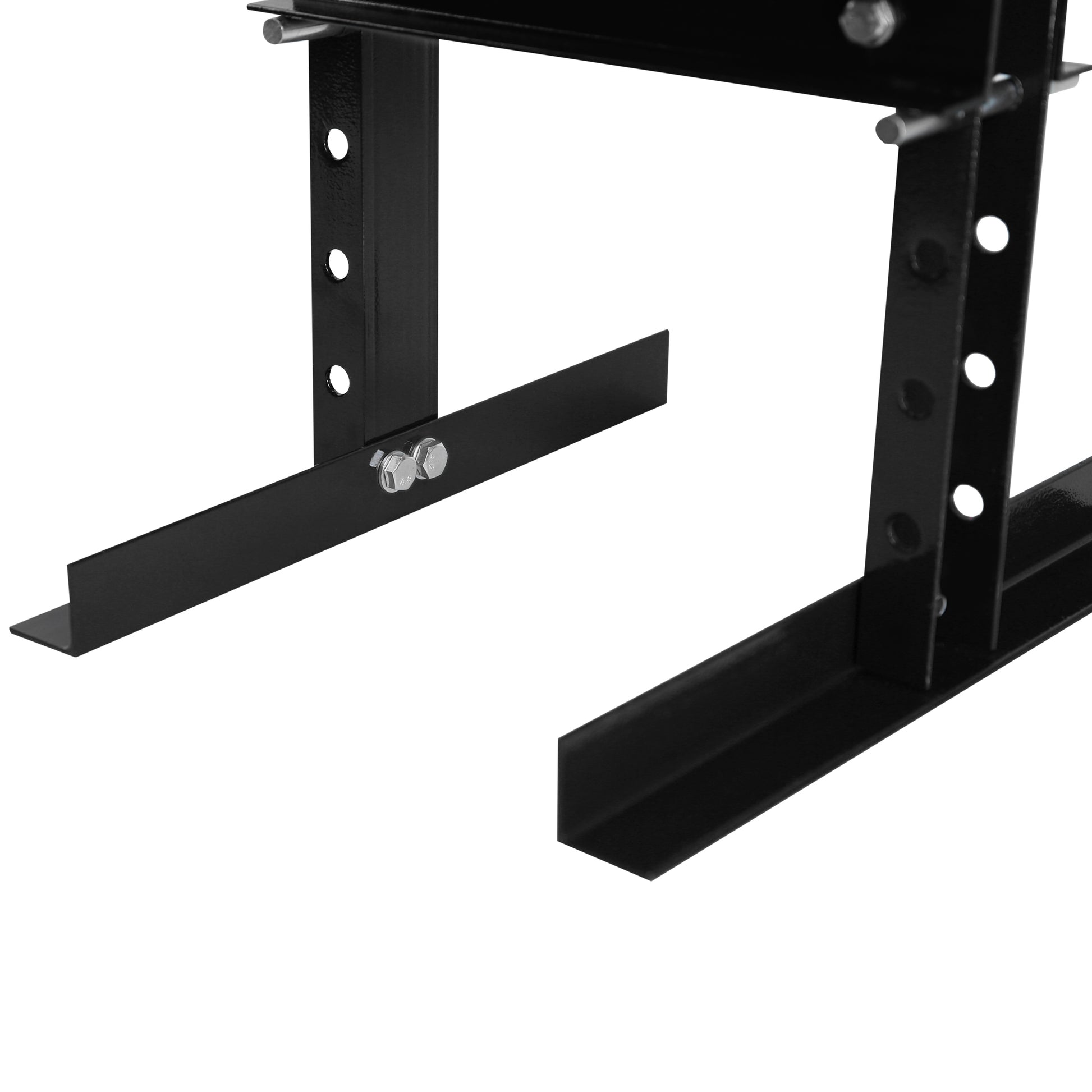 Hydraulic 6 Ton H Frame Garage Floor Adjustable Shop Press With Plates, 6T, Black Black Steel